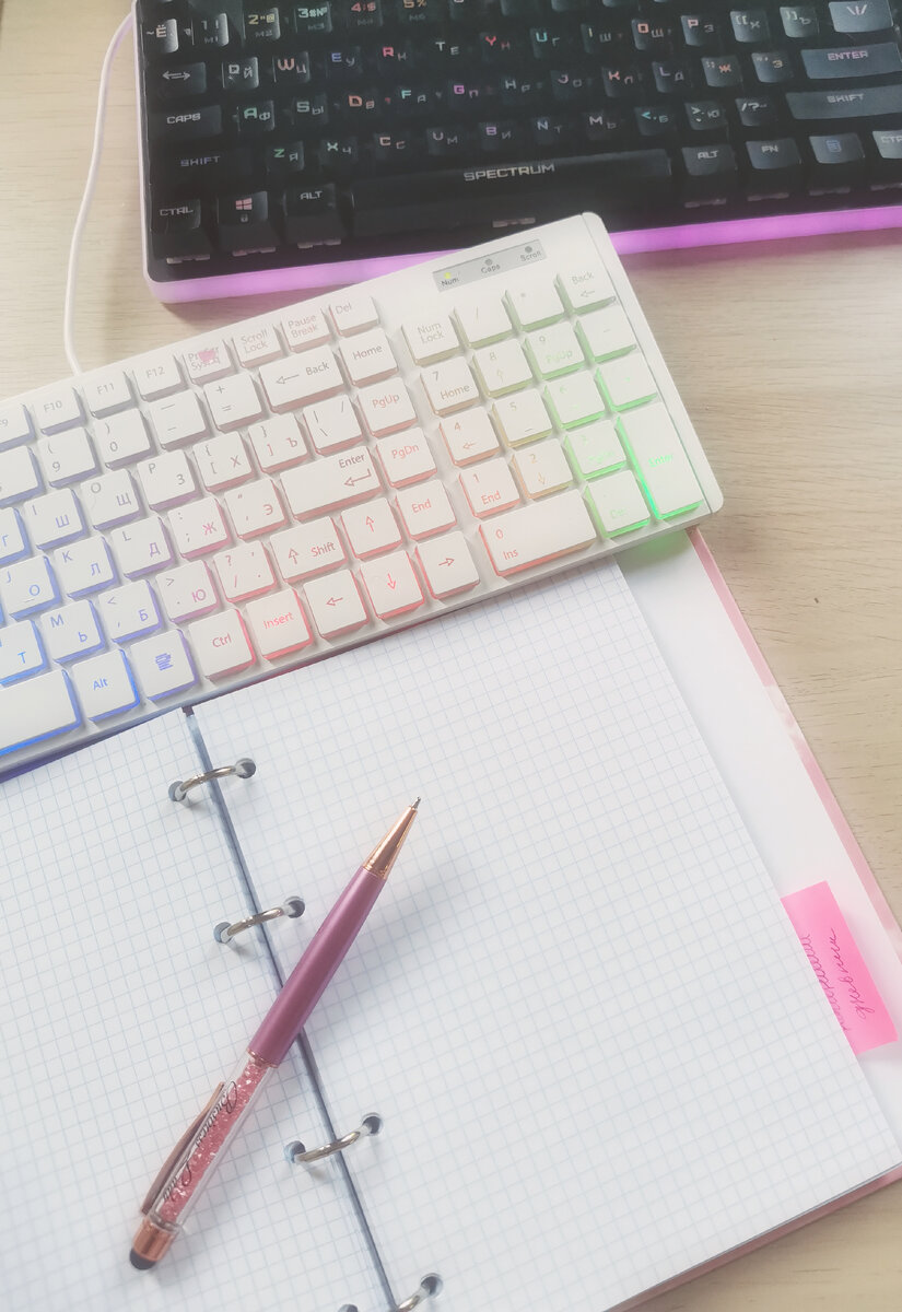 Обычная тетрадка лучше всех пока что