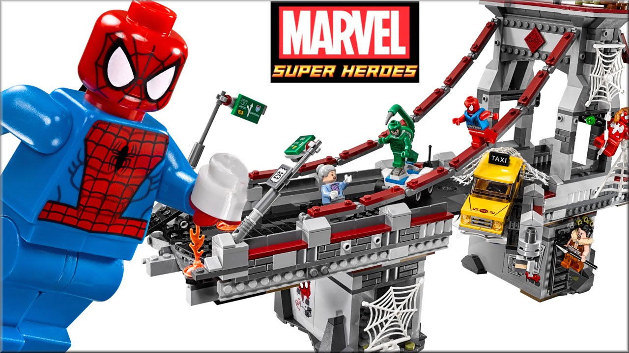 Lego 76057 Super Heroes Человек-паук: Последний бой воинов паутины. Обзор  Lego