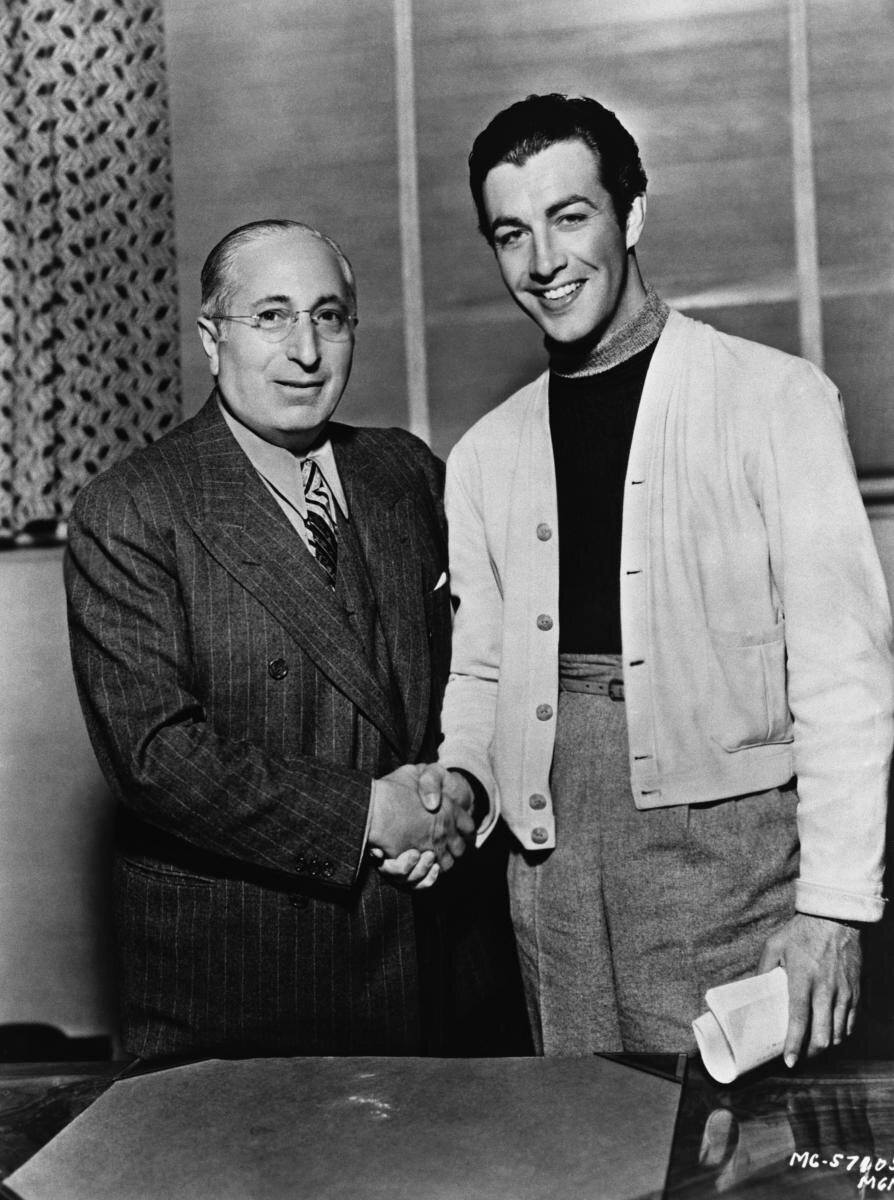 Луис Майер и Роберт Тейлор. Фото из открытых источников. Яндекс