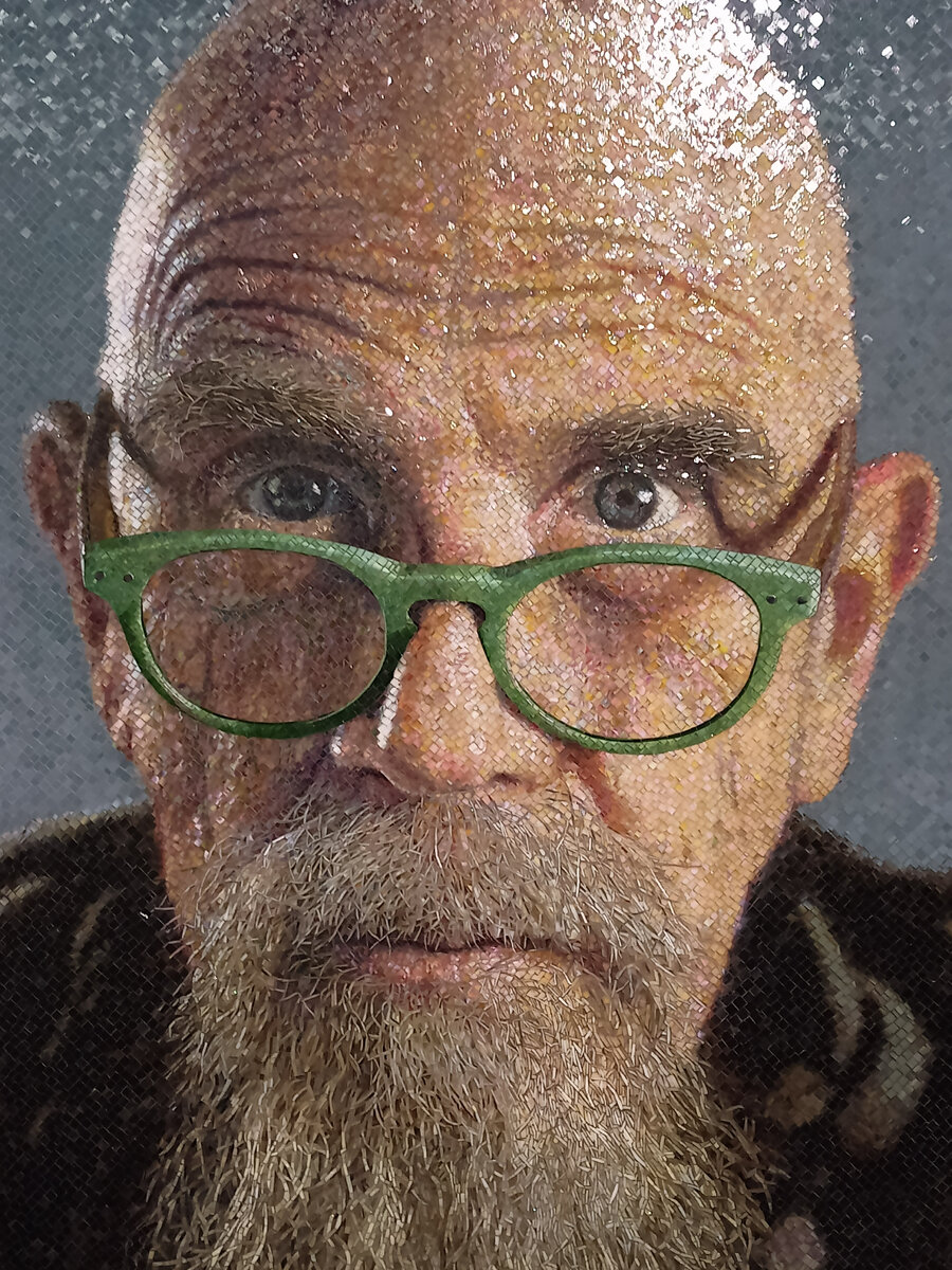 Чак Клоус. Автопортрет.