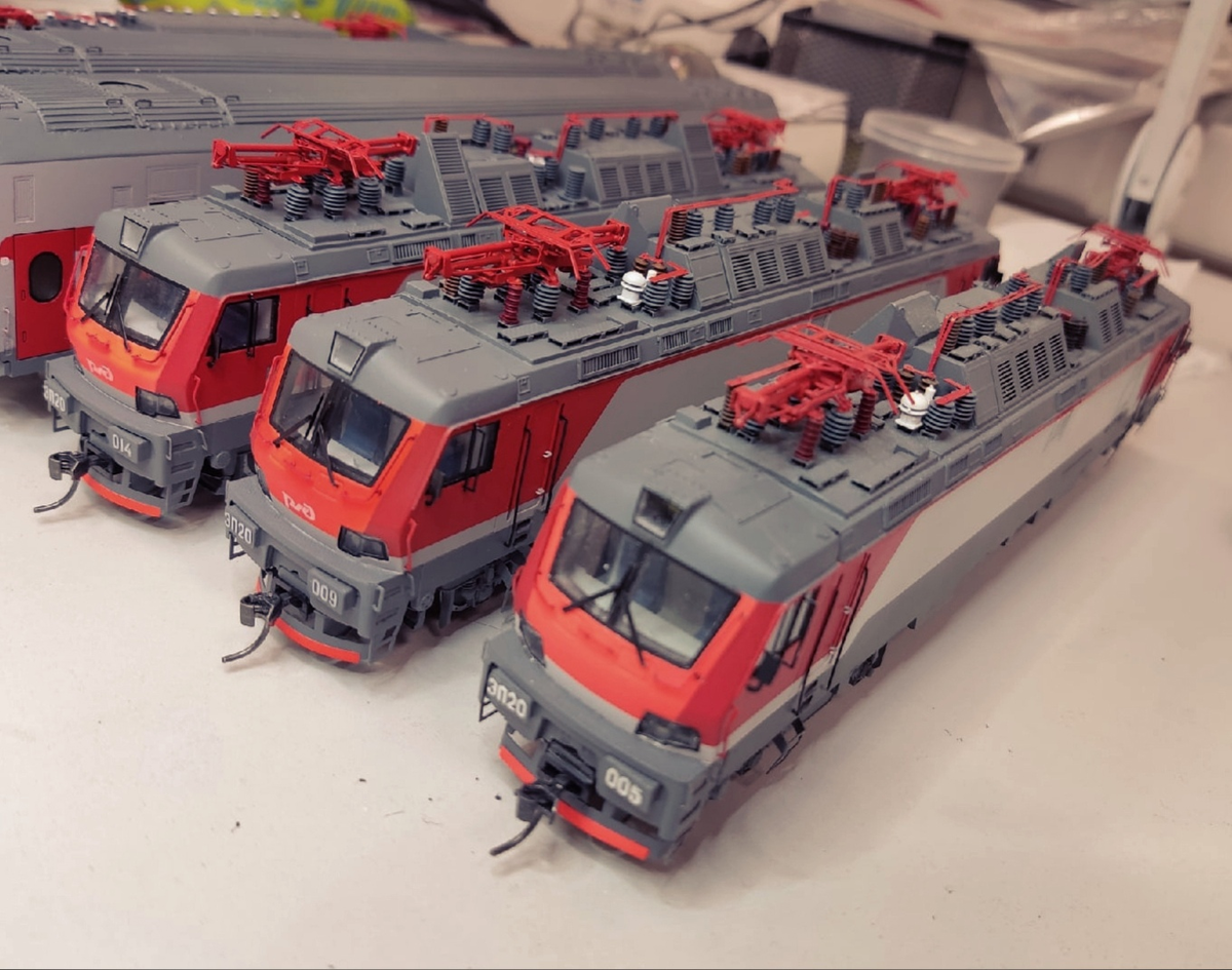 Модели электровозов из новой партии