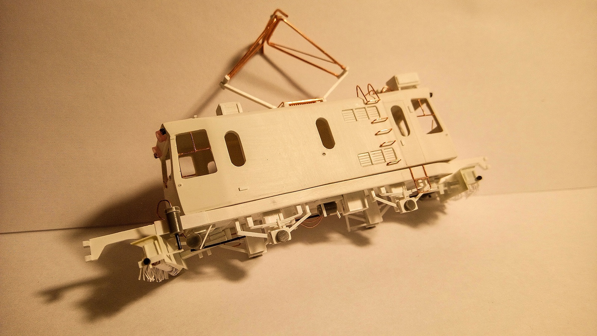 Старт работ, видно какие элементы из какого материала изготовлены