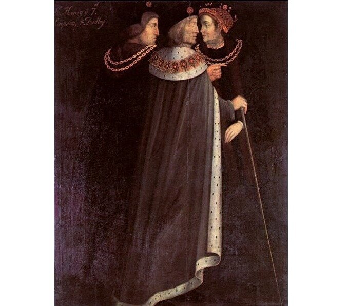                          сэр Ричард Эмпсон, король Генрих VII и Эдмунд Дадли