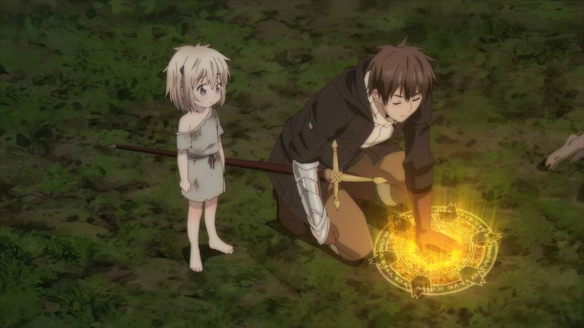 Скриншот из аниме Ради своей дочери я смогу победить даже короля демонов Uchi no Ko no Tame naraba, Ore wa Moshikashitara Maou mo Taoseru kamo Shirenai.