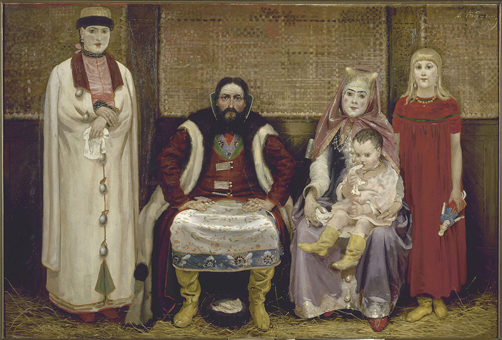     Фото: Wikipedia.org Андрей Рябушкин. Купеческая семья XVII века