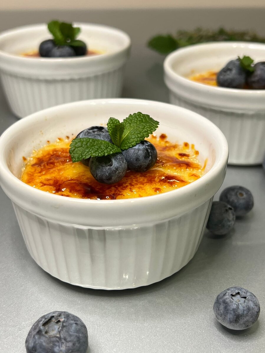 Веганское крем-брюле