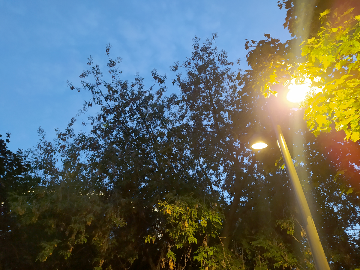 Небо над головой на третьей неделе марафона (сентябрь) 