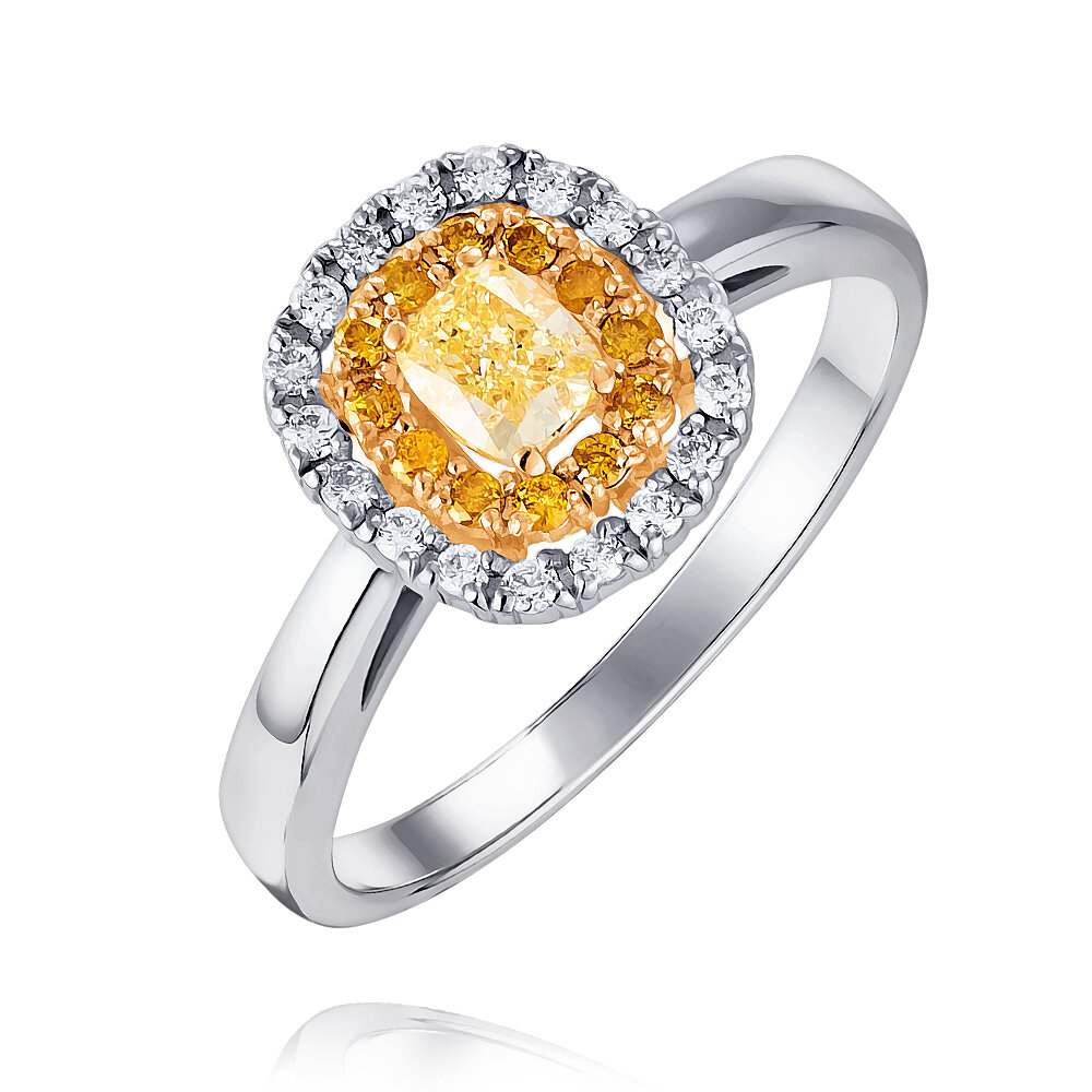 Украшения с желтыми бриллиантами из коллекции DIAMOND 2.0 от ADAMAS
