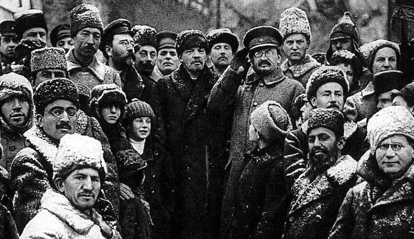 Владимир Ленин Лев Троцкий. 7 ноября 1922 г.