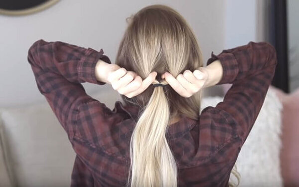 Фото: разделение хвоста