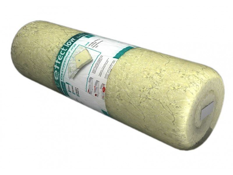 Низкая цена и удобная упаковка - основные преимущества беспружинных матрасов.