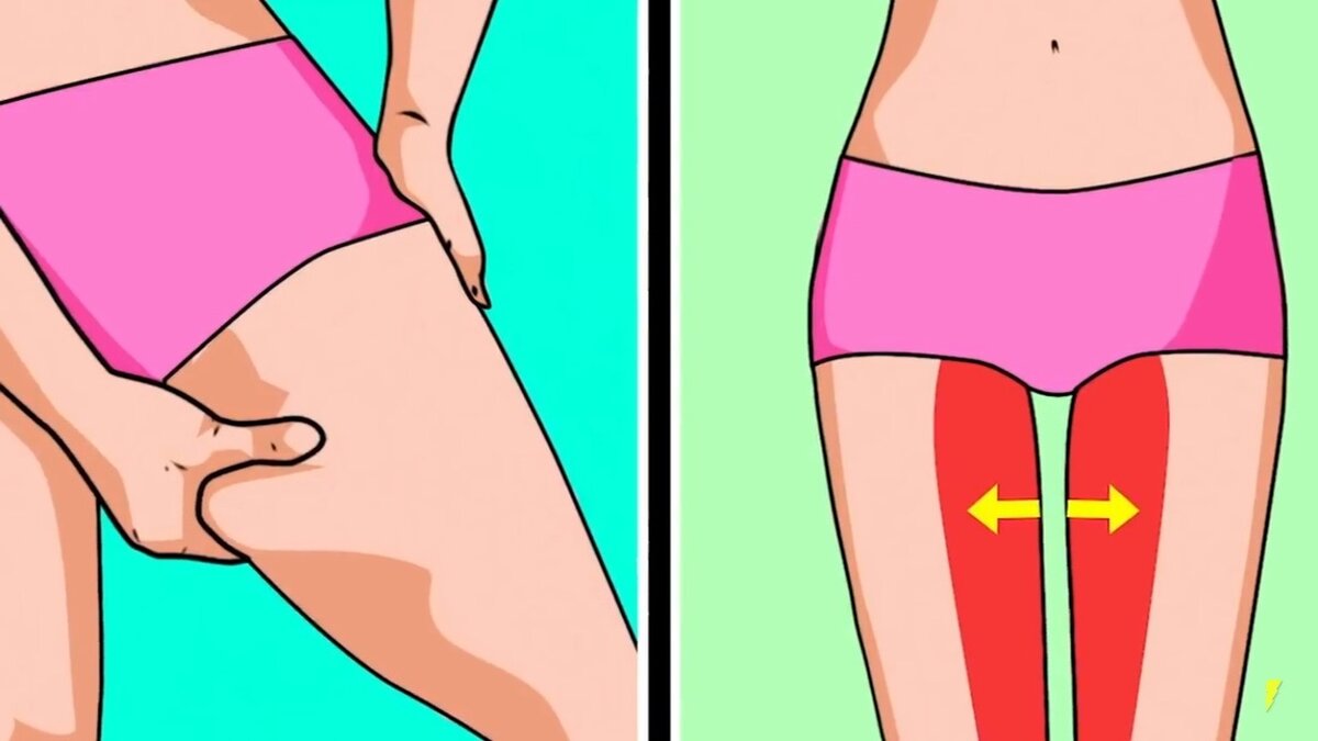 Картинка к статье "Как убрать ляжки в домашних условиях"