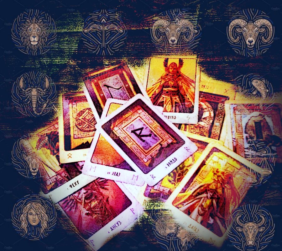 Картинка автора. Колода рунический оракул "Викинги"