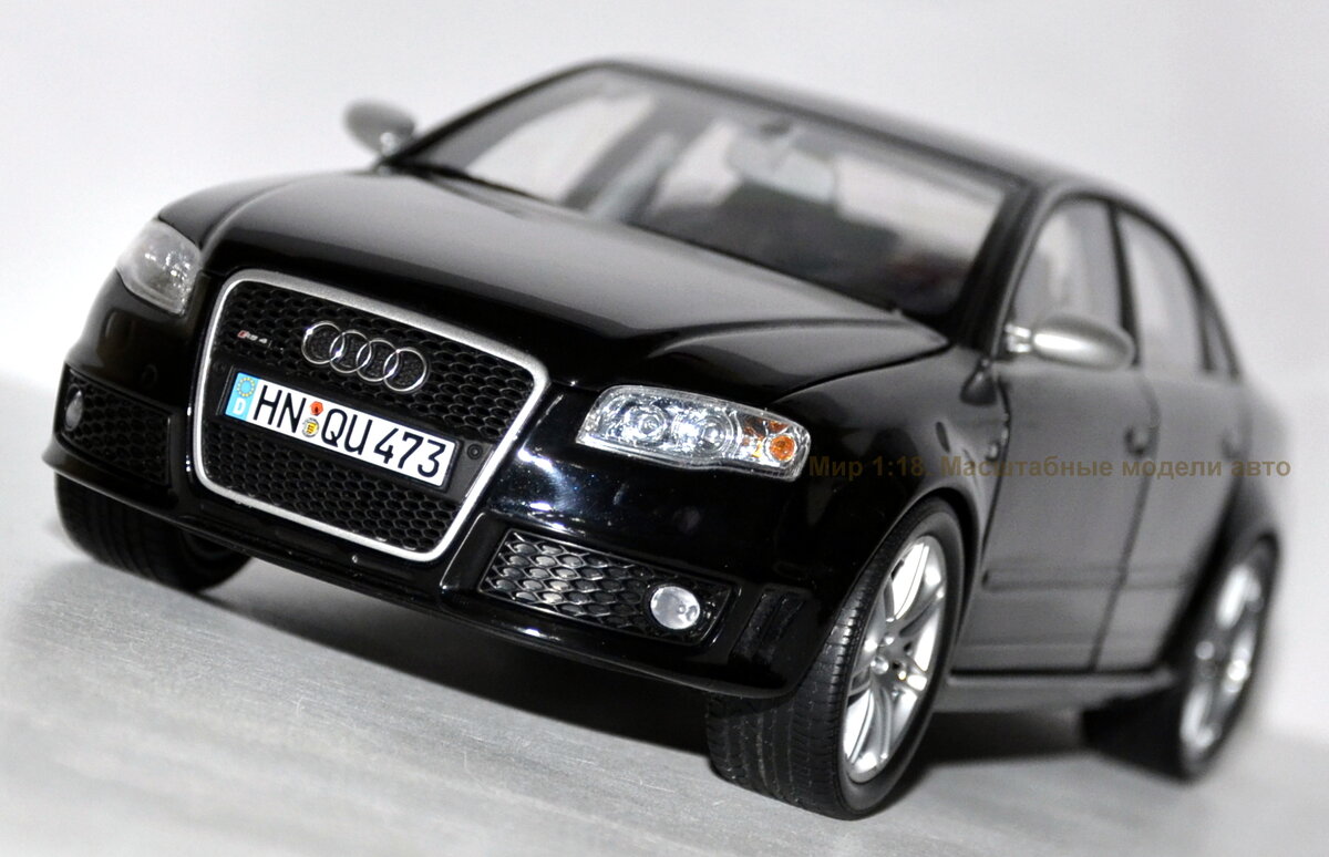 Audi RS4 2006 в масштабе 1/18 от компании Minichamps | Мир 1:18. Масштабные  модели авто | Дзен