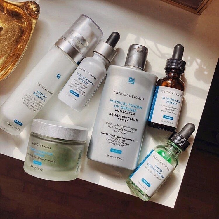 Средства бренда SkinCeuticals (США) / Изображение https://ru.pinterest.com