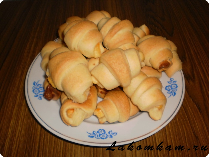 Рогалики с шоколадом