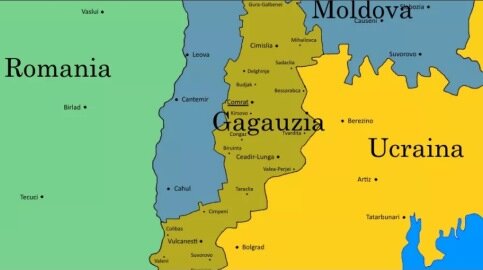 Карта АТО Гагаузия