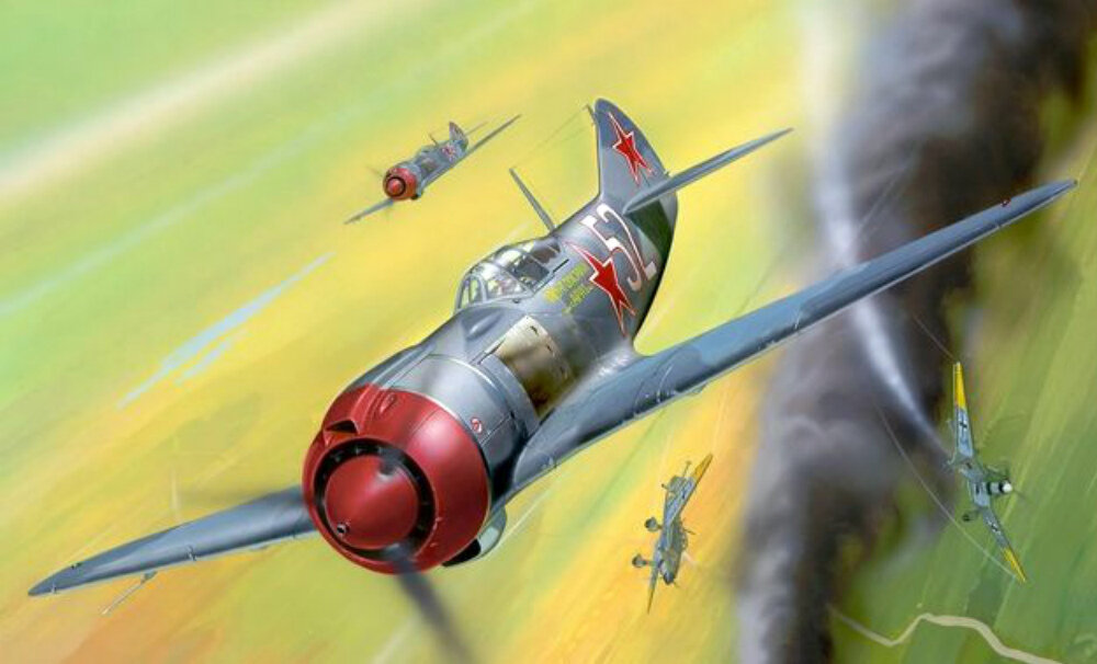 Velc Jaroslav. Истребитель Ла-5 ФН.