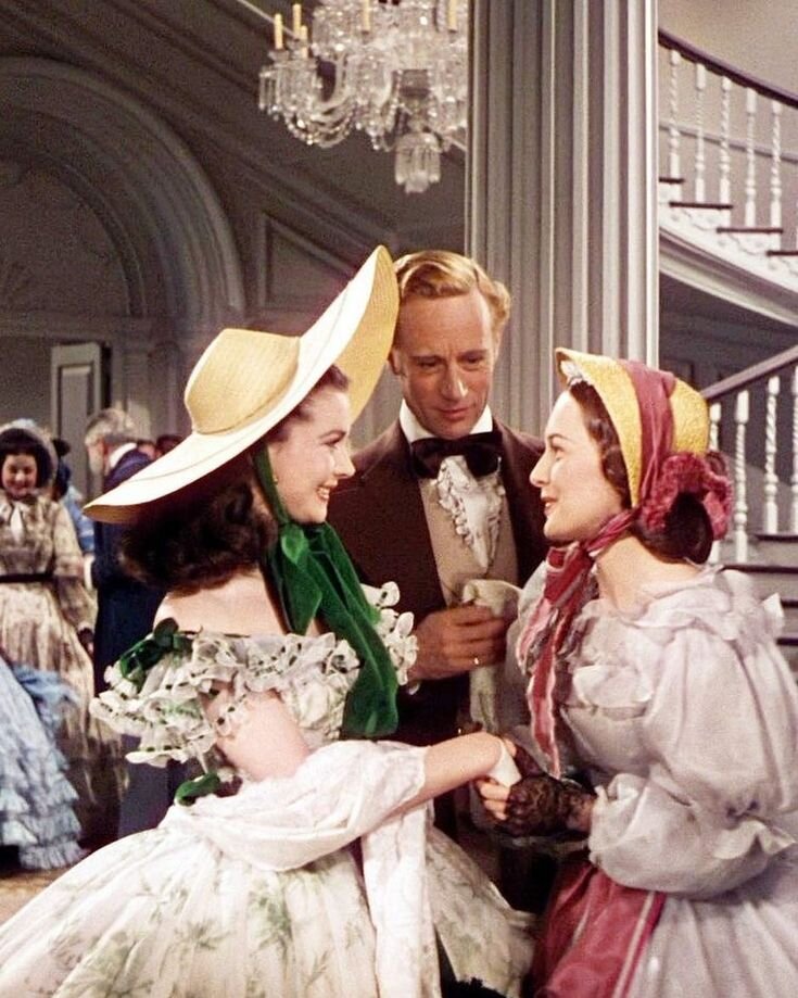 кадр из фильма "Унесенные ветром"