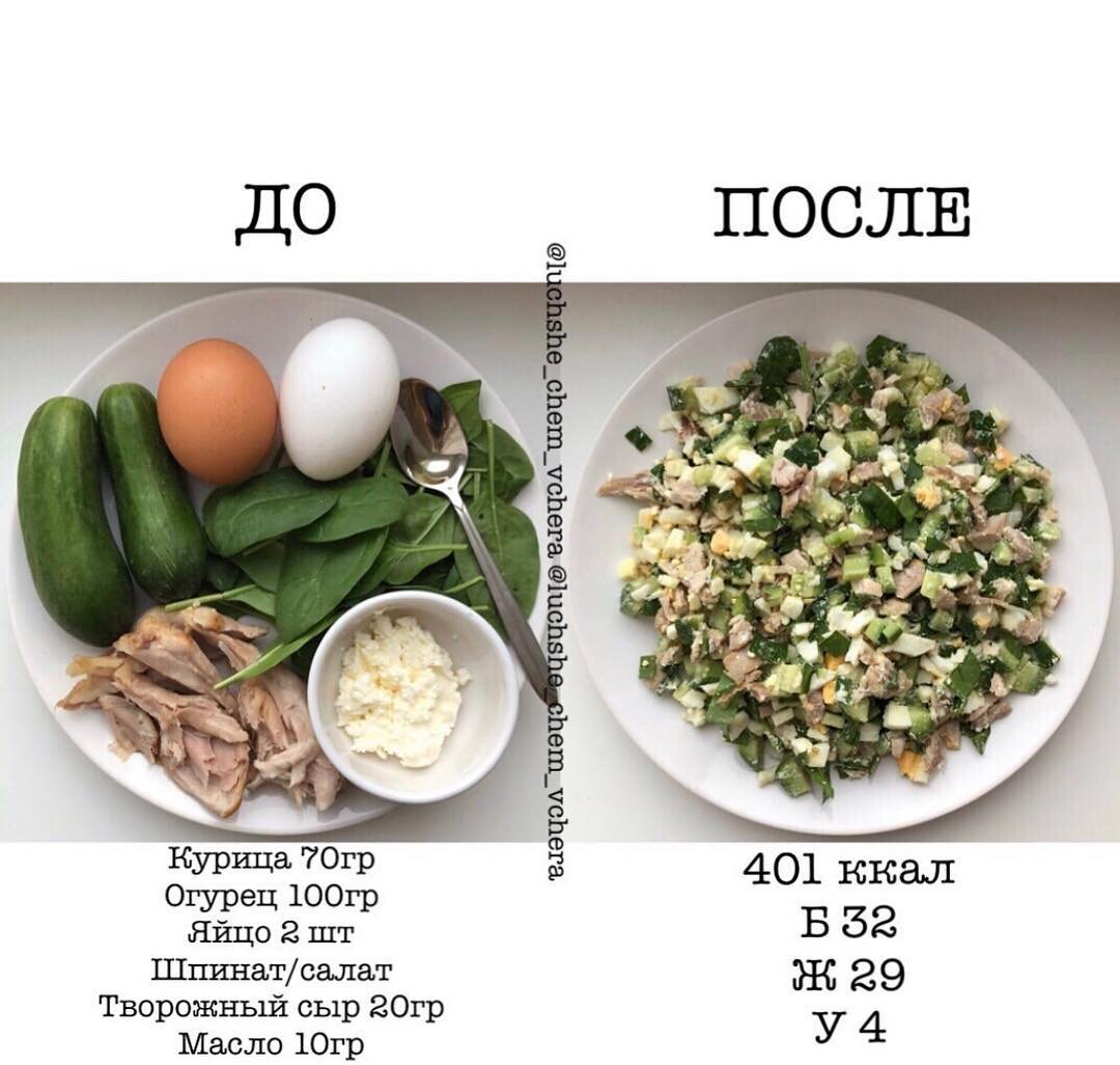 Рецепты с фото и с калориями