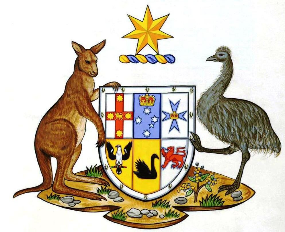 Символ животного герб. Кенгуру на гербе Австралии. Щит на гербе Австралии. Эму на гербе Австралии.