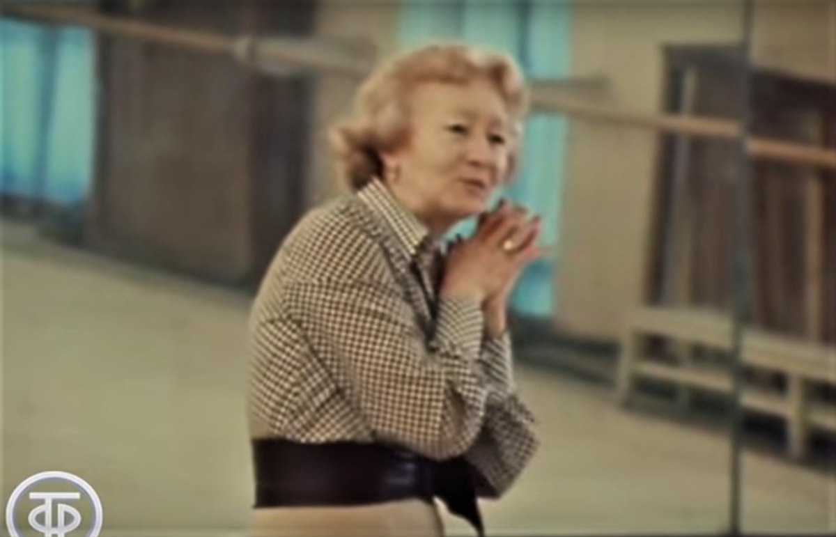 Галина Сергеевна на репетиции