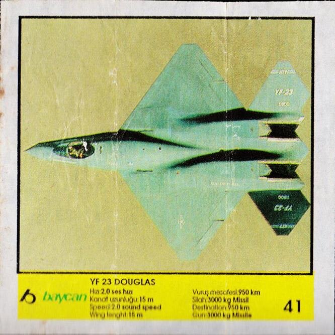 Вкладыш от жвачки TOP GUN №41