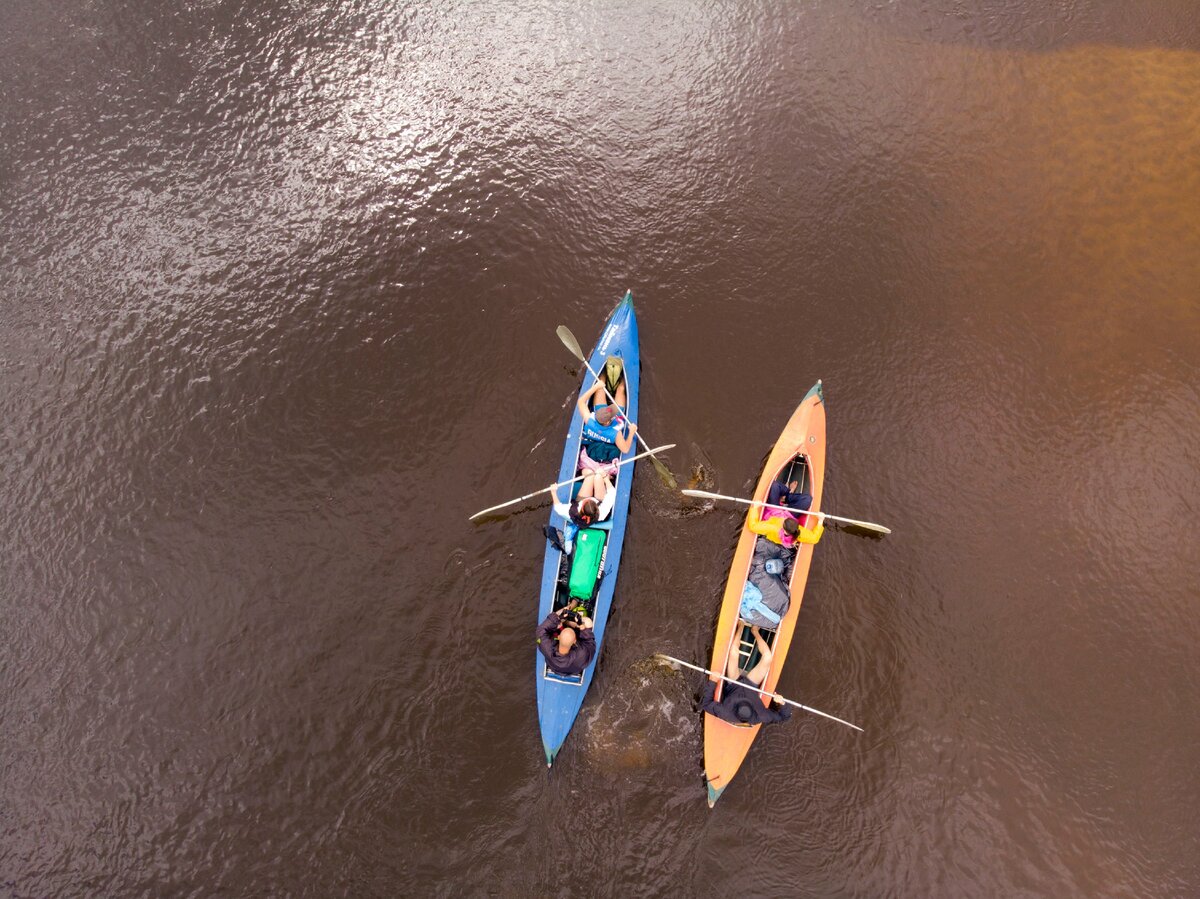 сплав по Пре на байдарках, Рязанская область 