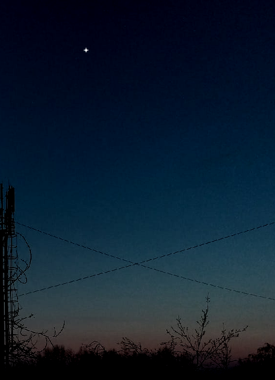 Венера после заката. Авторское фото.