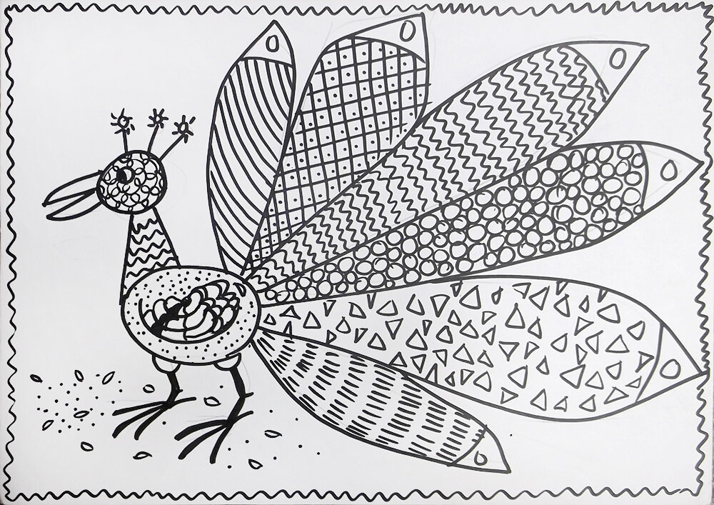 Жар-птица в графике