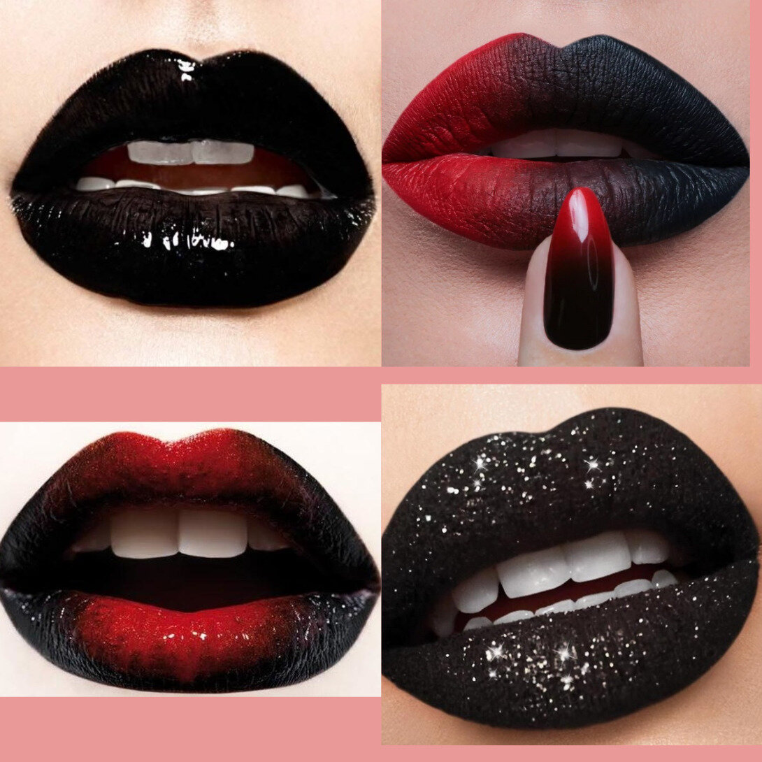 Мода черные губы - новый дерзкий тренд в Instagram для смелых девушек (Фото) - Телеграф