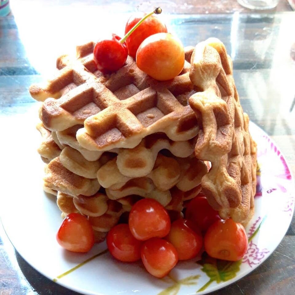 Гипоаллергенные творожные вафли 🥞 | Виктория К. | Дзен