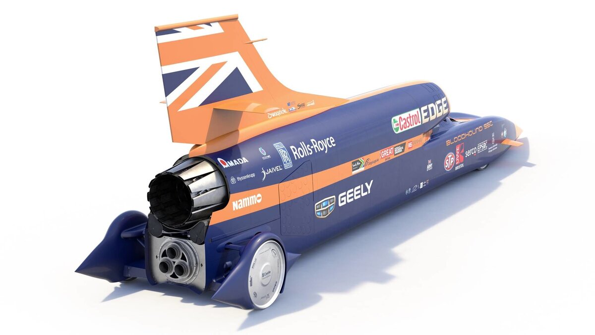 Реактивный автомобиль Thrust SSC