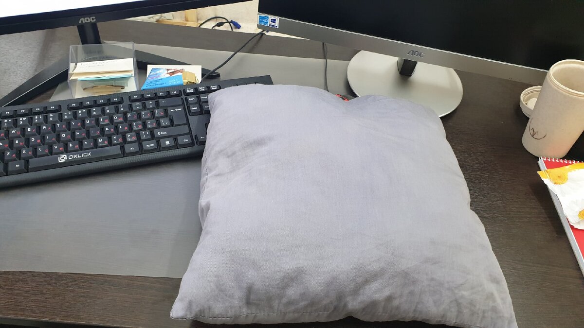 Я даже принесла подушку на работу, чтобы спать иногда