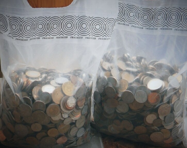 Пример мешков с монетами