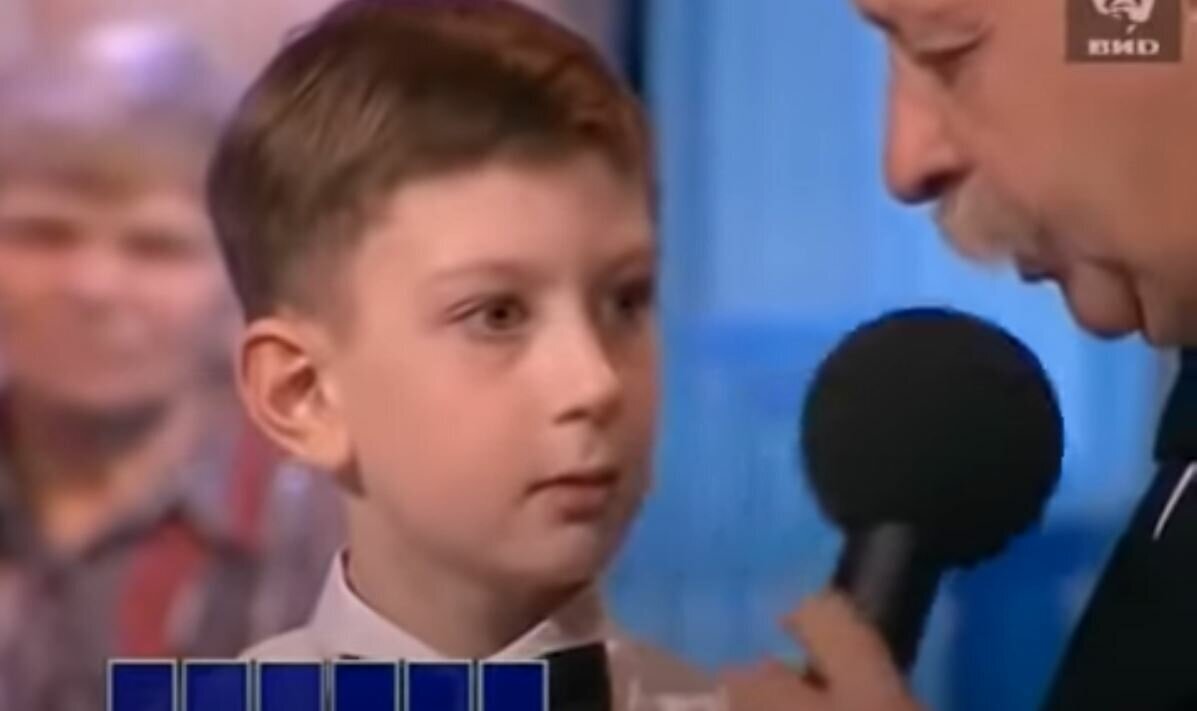 Момент из шоу "Поле чудес"