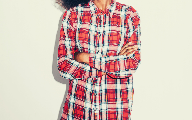 Крупный рисунок всегда добавляет объём