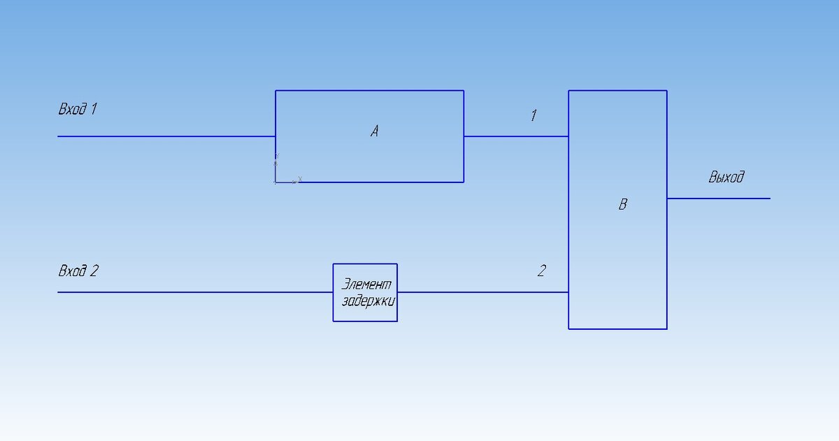 Элемент задержки в схеме