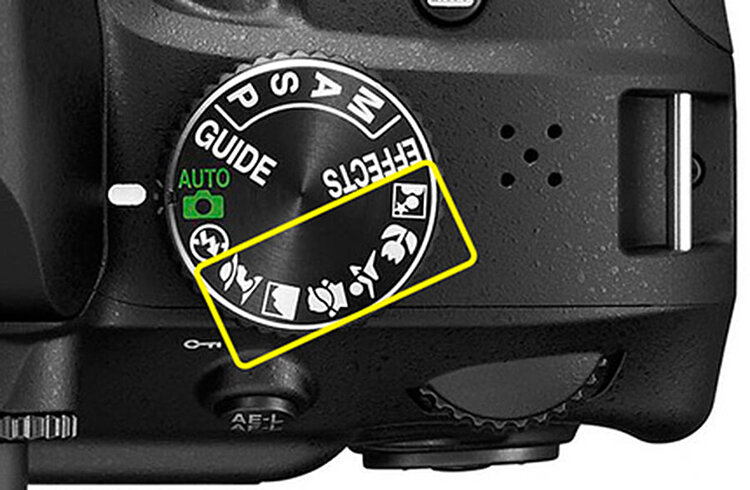 Сюжетные программы на диске фотоаппарата Nikon