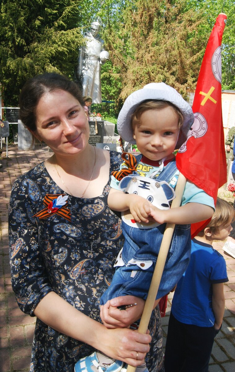 Я и самый младший участник пробега