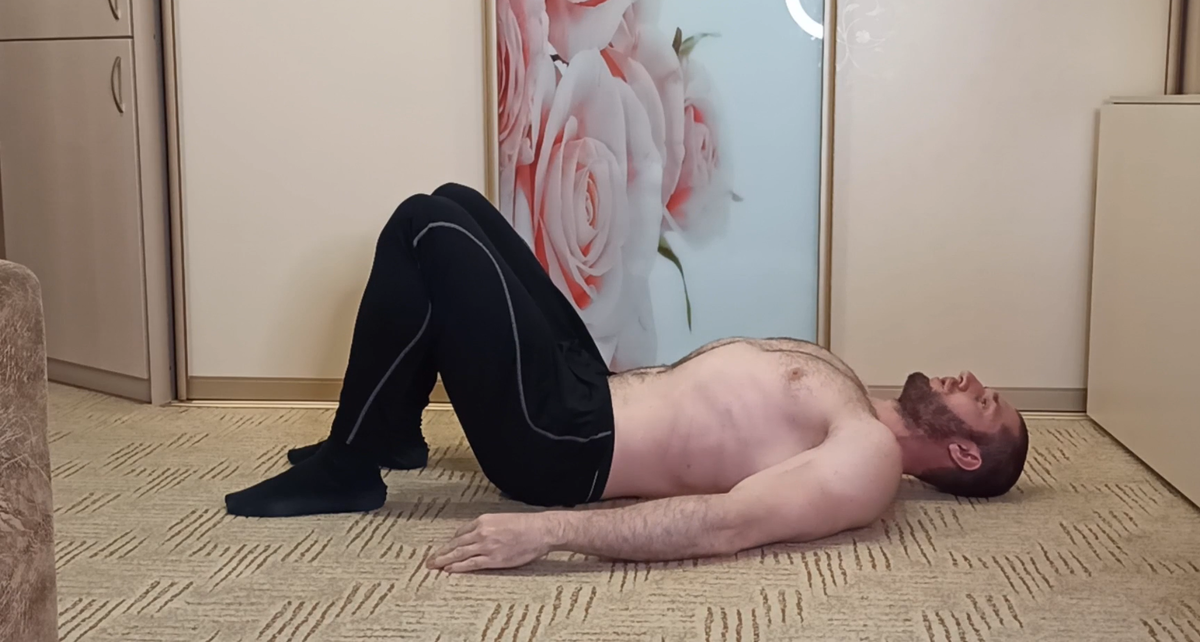 Стартовая позиция в упражнении