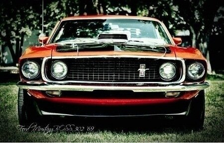 1. Ford Mustang BOSS 302, 1969.