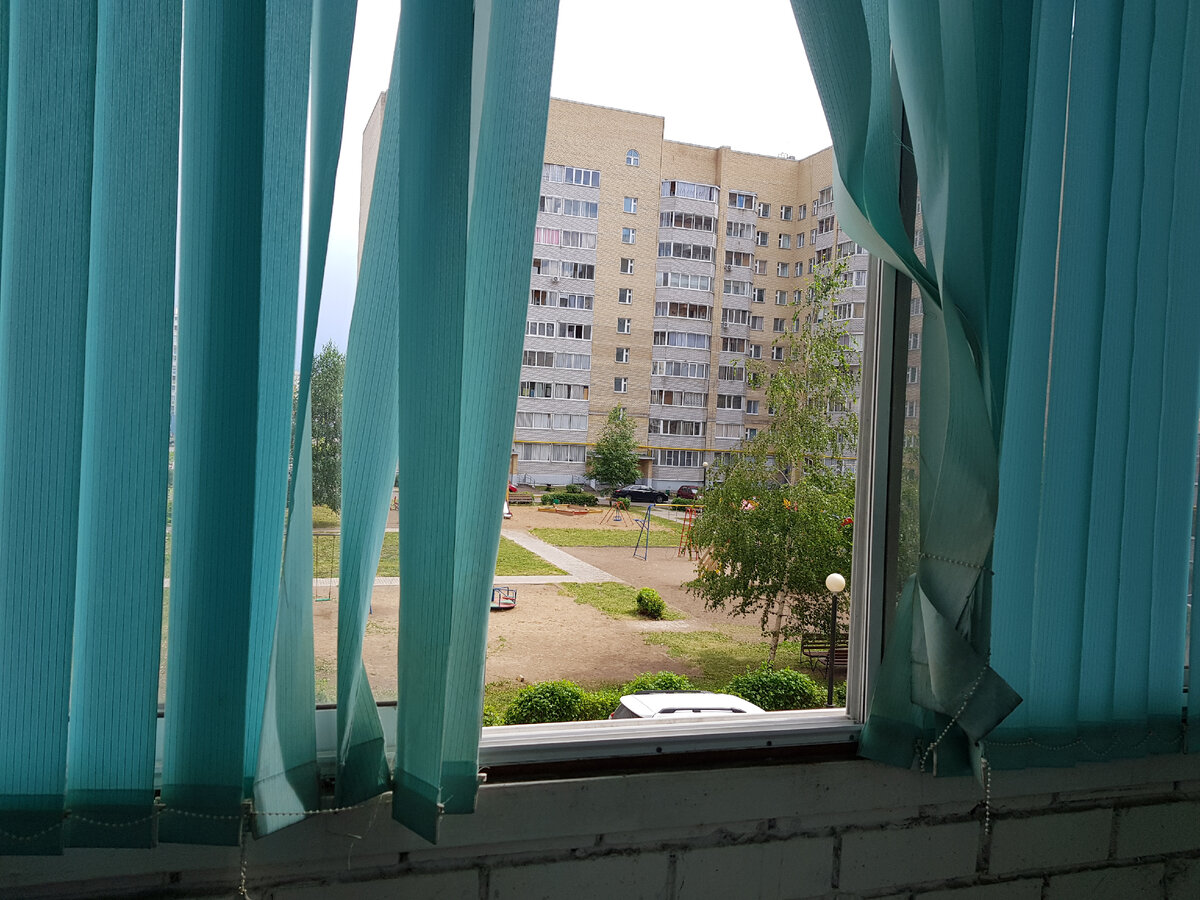 Вид с балкона. Набережные Челны, 14.07.2022