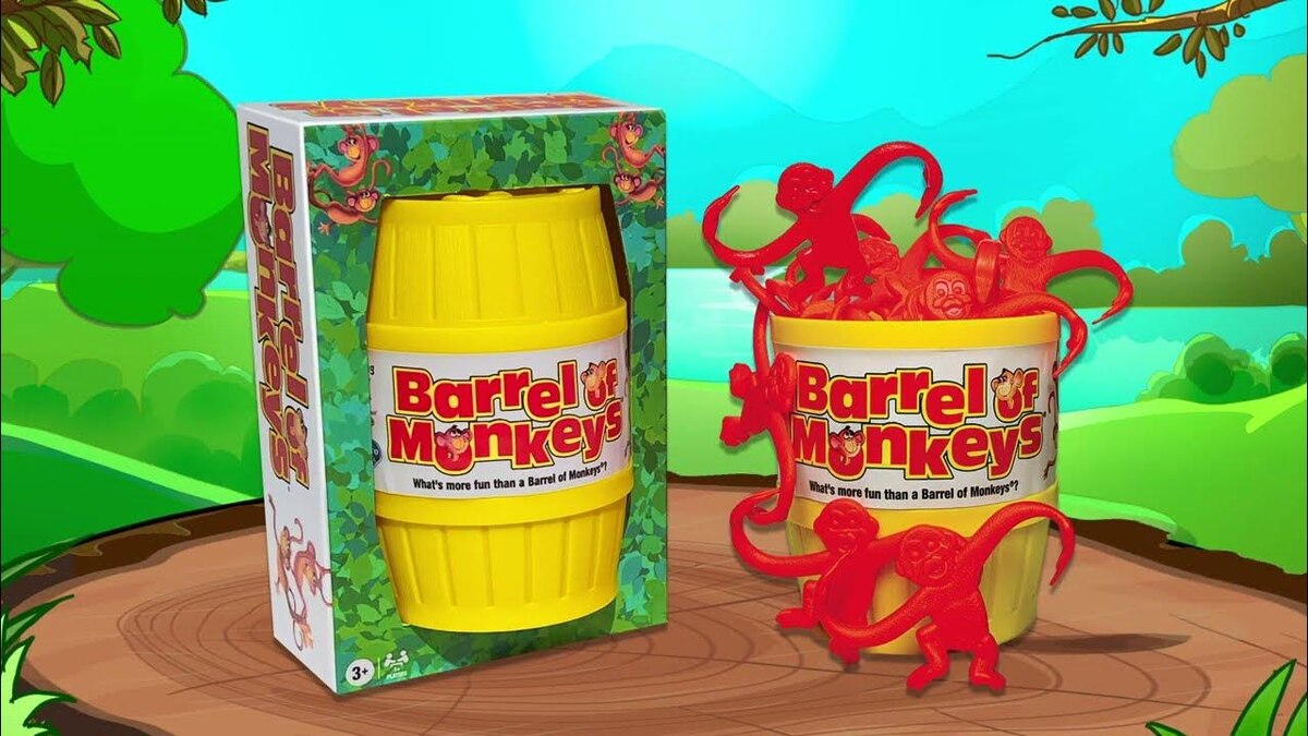 Игрушка ”Barrel of Monkeys"
