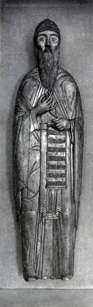 Изображение святого с крышки раки преподобного Антония Римлянина. 17в.