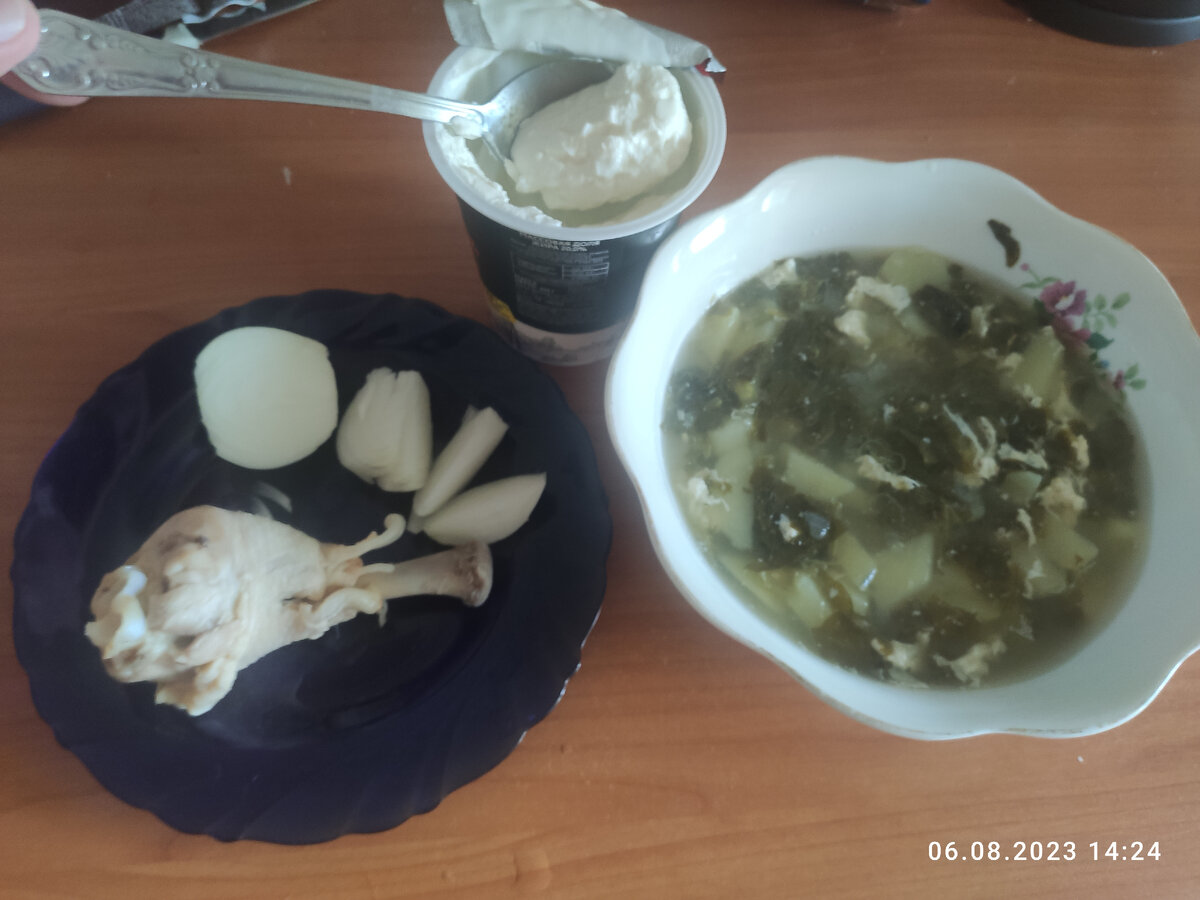 Вкусное блюдо в летнюю жару