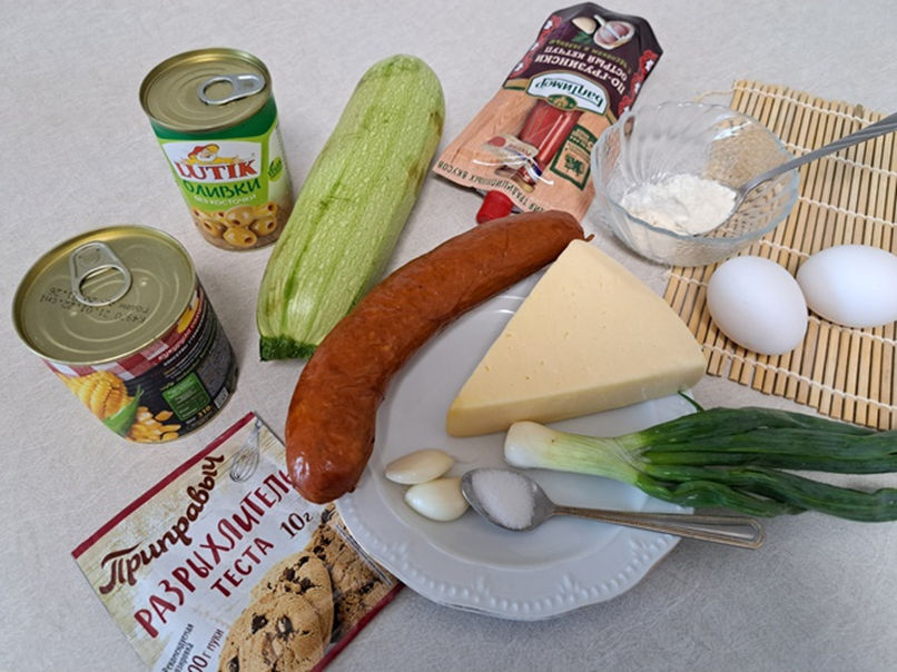 Ингредиенты для пиццы 