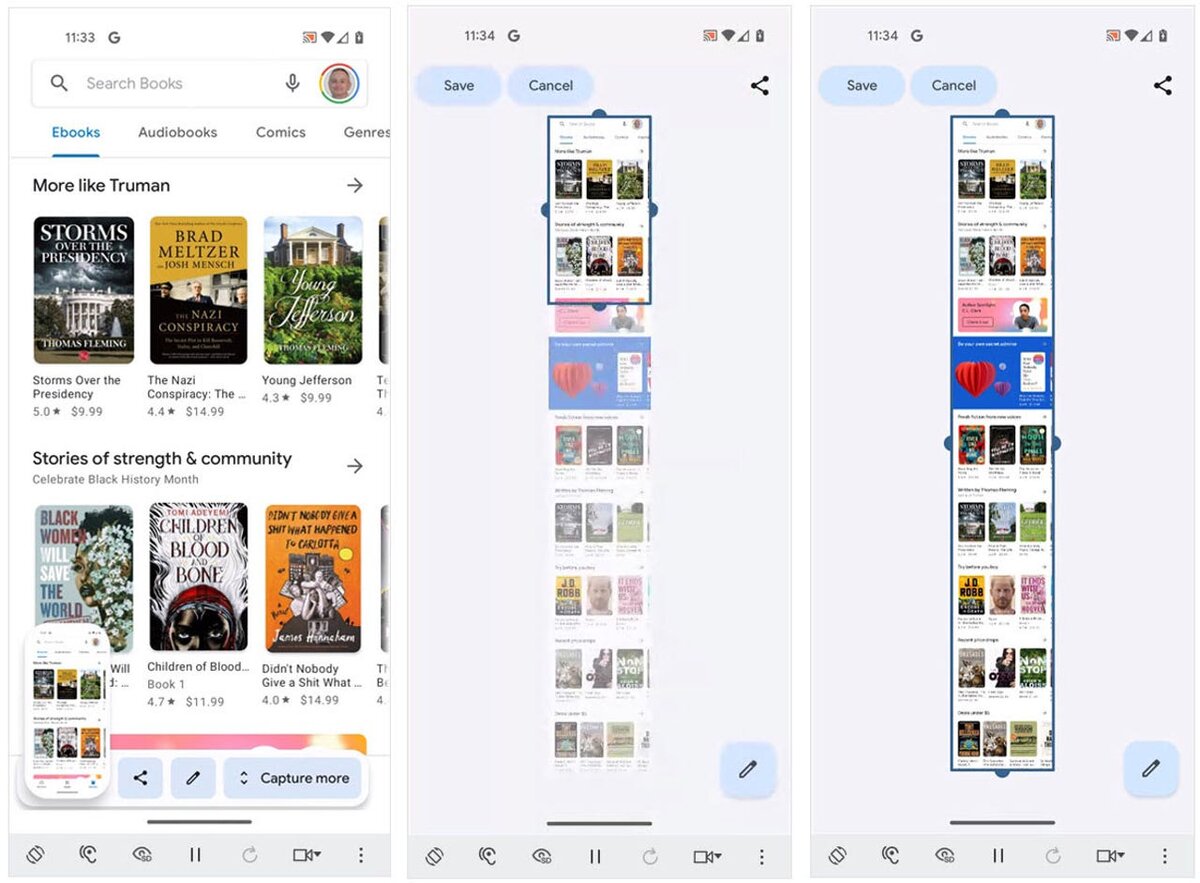 Как сделать длинный скриншот с прокруткой на Android и iOS