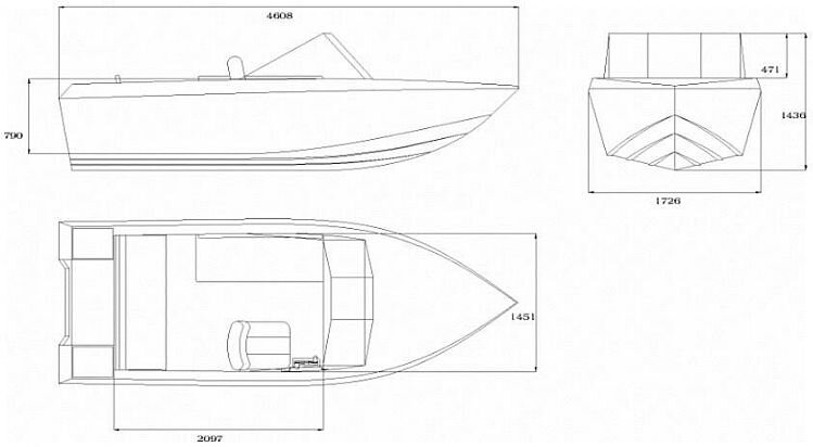 Пластиковая моторная лодка своими руками, чертежи конструкции | Моторные лодки, Лодка, Руки