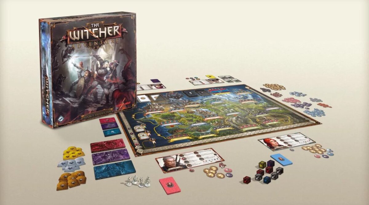 Настольная игра The Witcher: Adventure game.
